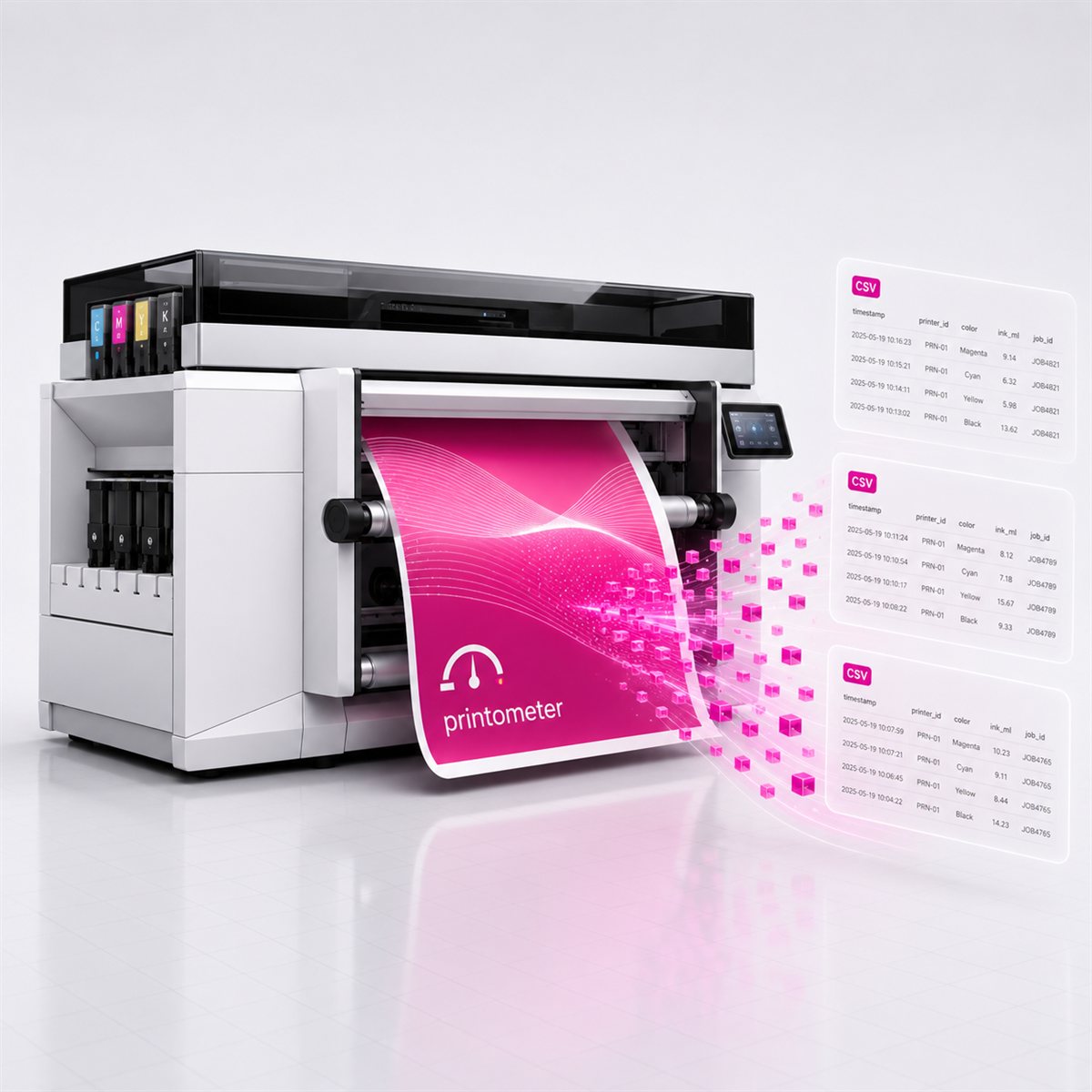 Canon Colorado large-format printer with Printometer analytics